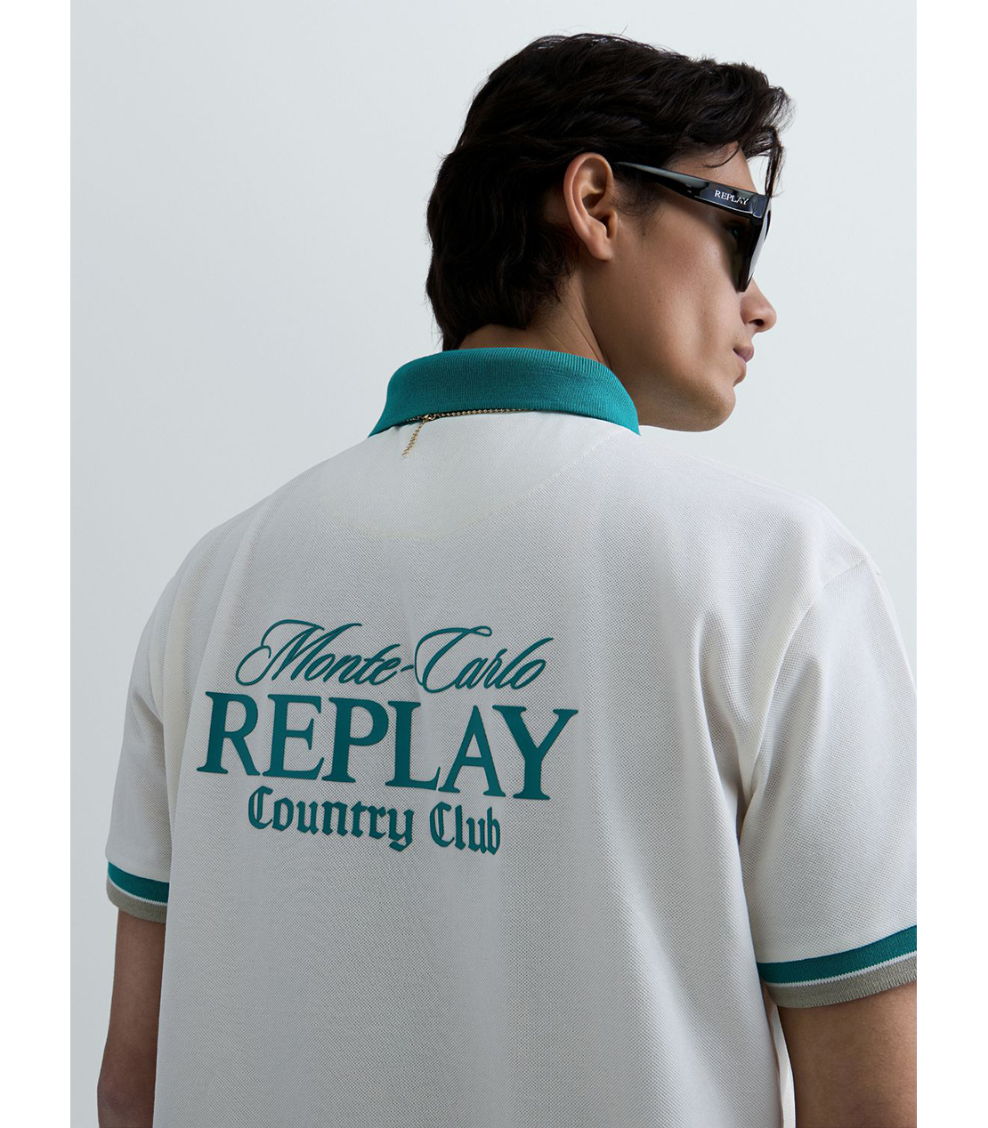 REPLAY &times; Monte Carlo Country Club ポロシャツ 詳細画像 ホワイト 7